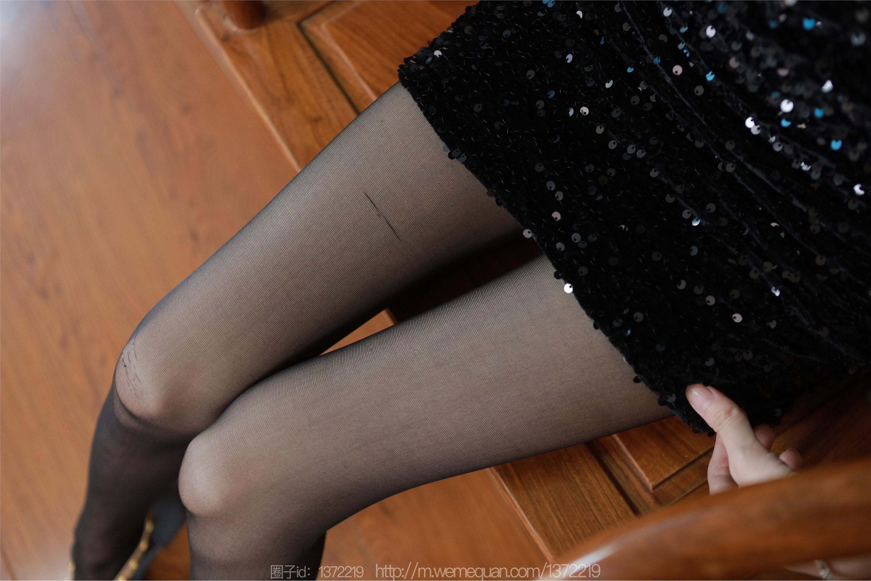 IESS异思趣向  2023.04.12 丝享家 1419 团团《亮片嘿丝裙》